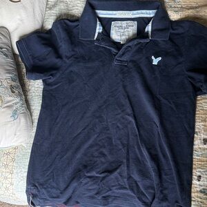 American Eagle Outfitters Kids Dark Blue Polo Shirt